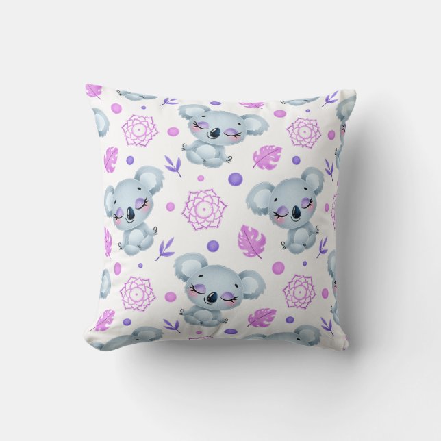 Zen Koala  Cushion (Front)