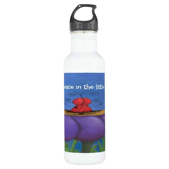 Zen Ladybug 710 Ml Water Bottle (Front)