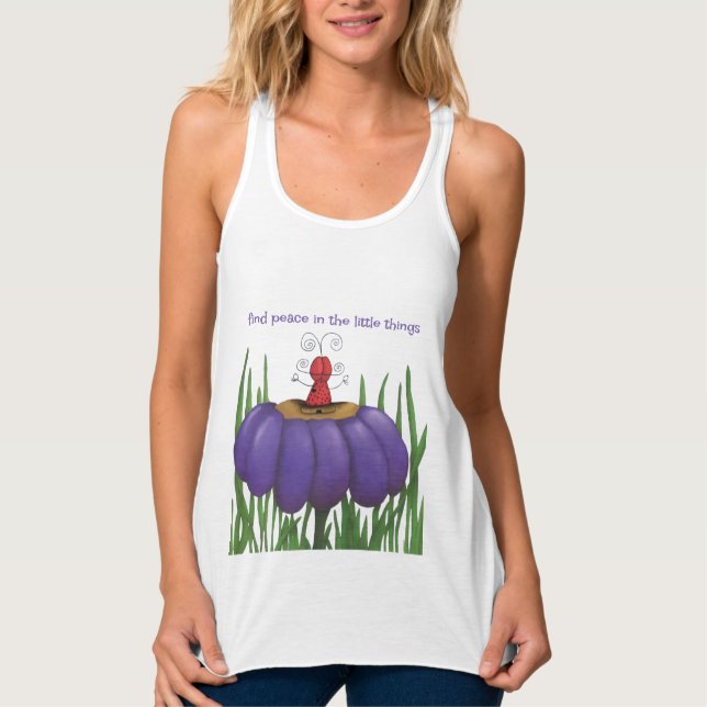 Zen Ladybug Singlet (Front)