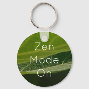 Zen Leaf Keychain – “Zen Mode”
