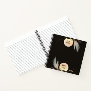 Zen Luxury Square Serenity & Encouragement Spiral Notebook