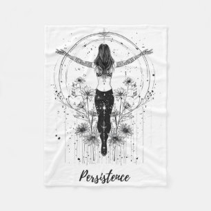 Zen Mantra And Yoga Meditation Lifestyle Collectio Fleece Blanket