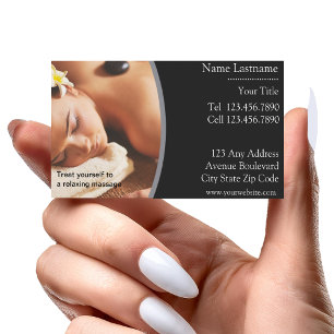Zen Massage Designer Business Card