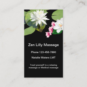 Zen Massage Theme Business Card