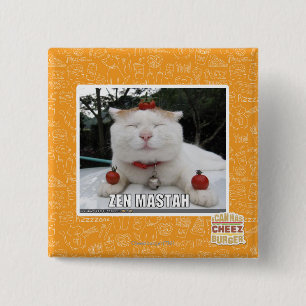 Zen Mastah 15 Cm Square Badge