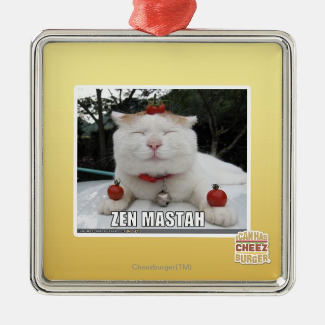 Zen Mastah Metal Tree Decoration (Front)