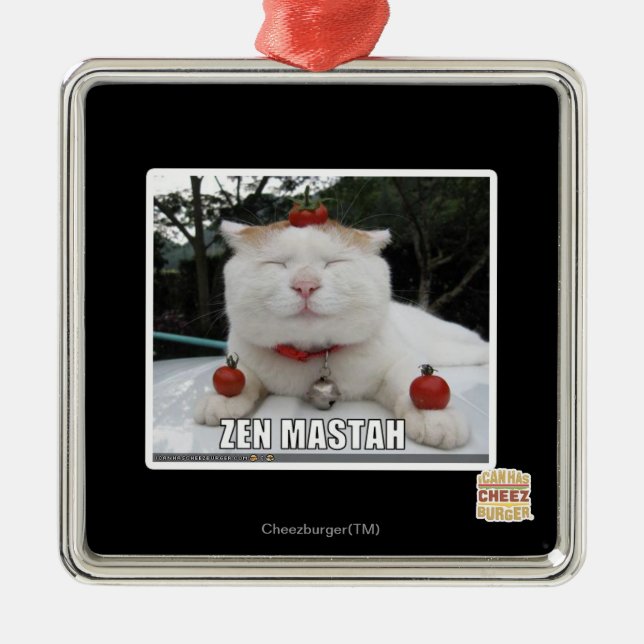 Zen Mastah Metal Tree Decoration (Front)