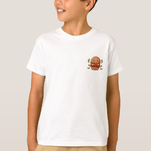 Zen Meditating Cheeseburger Kids T-Shirt
