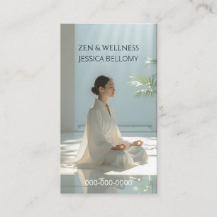 Zen Meditation Business Card