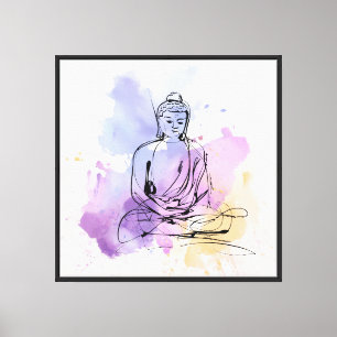 Zen Meditation Painting for Peaceful Home Decor