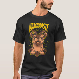 Zen Meditation Yoga Goat Omm T-Shirt