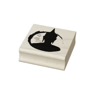 Zen Mindfulness Coach Rubber Stamp