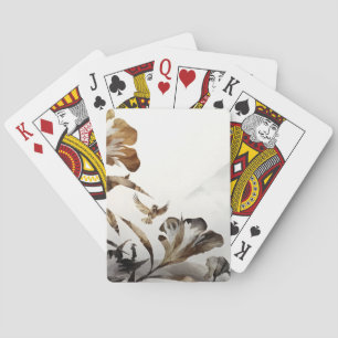 Zen Misty Mountain Birds Minimalist Nature Playing Cards