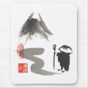 Zen Monk on Journey Mouse Pad