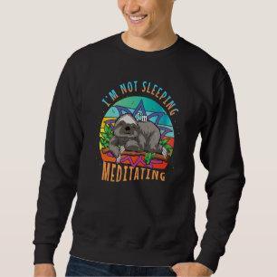 Zen Namaste Animal Meditate Mandala Not Sleeping S Sweatshirt