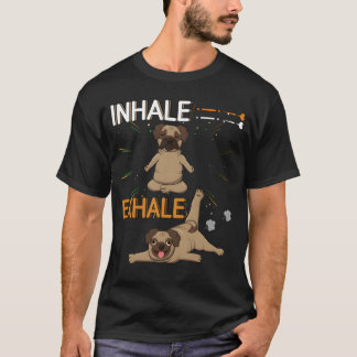 Zen Namaste Animal Meditation Bulldog Yoga funny T-Shirt