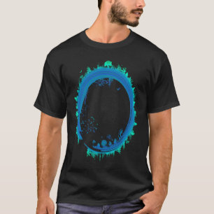 Zen Nature Circle Outdoors World Relax Mindfulness T-Shirt
