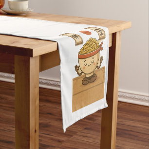 Zen Noodles Meditation Short Table Runner