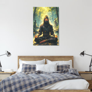 Zen of the Shadow Warrior Canvas Print