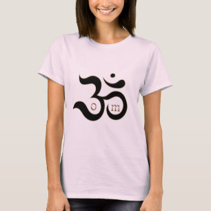 Zen Om Aum symbol gold glitters sleeveless shirt