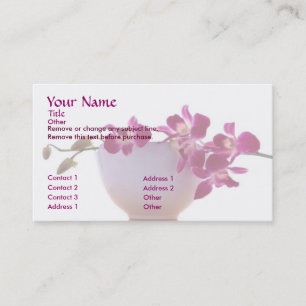 Zen Orchid Business Card