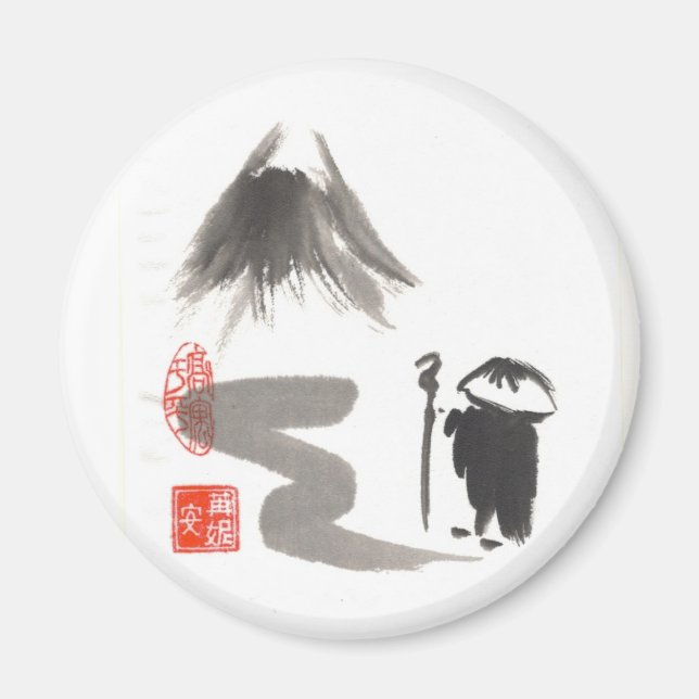 Zen Pilgrim Magnet (Front)
