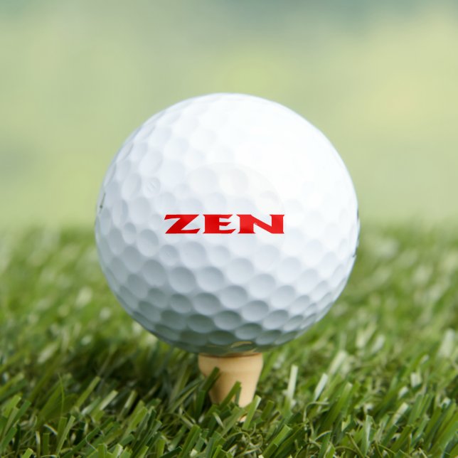 Zen red Bridgestone e6 golf balls 12 pk (Insitu Tee)