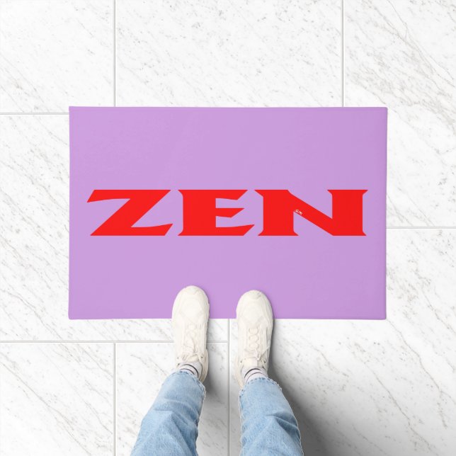 Zen red lilac doormat (Indoor)