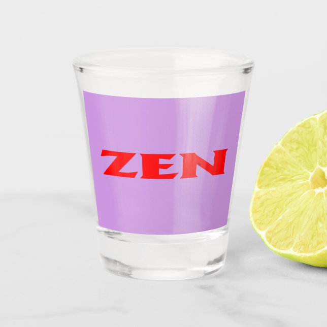 Zen red lilac glass (Front)