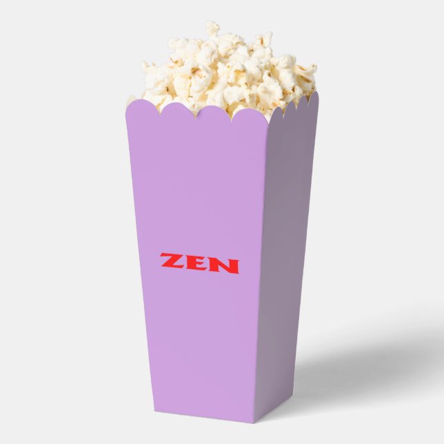Zen red lilac popcorn boxes (Popped)