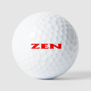 Zen red value golf balls 12 pk