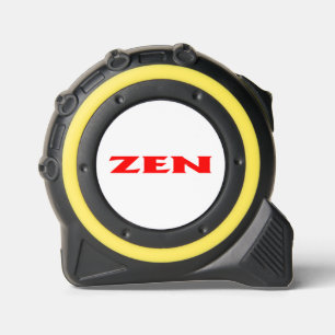 Zen red white yellow tape measure 1
