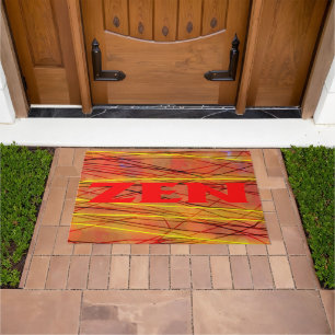 Zen red wire doormat
