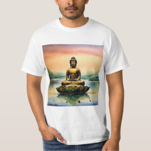 Zen Reflections: Buddha Meditation Outline Collect T-Shirt