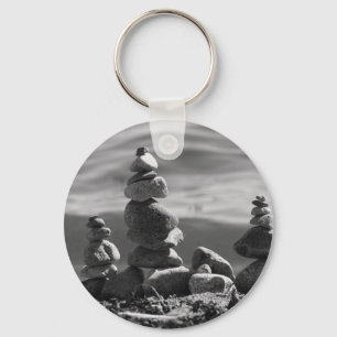 Zen Rocks Key Ring