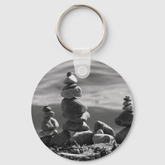 Zen Rocks Key Ring