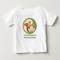 Zen Rodents Never Stress Capybara Humour