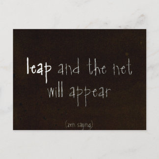 Zen Saying Postcard