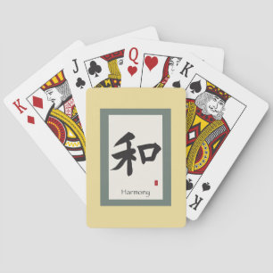 Zen Scroll "Harmony" Playing Cards
