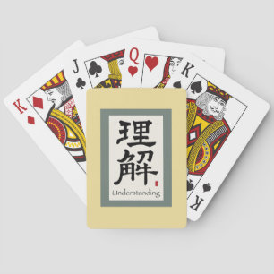 Zen Scroll "Understanding" Playing Cards