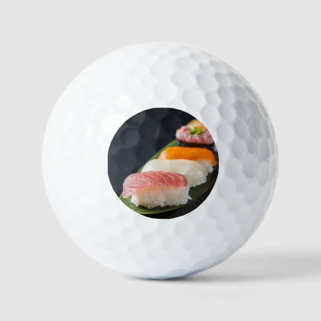 Zen Shot – Minimal Sushi Golf Ball (Front)
