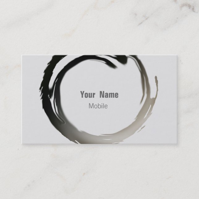 Zen Sketch 7 Business Card (Front)