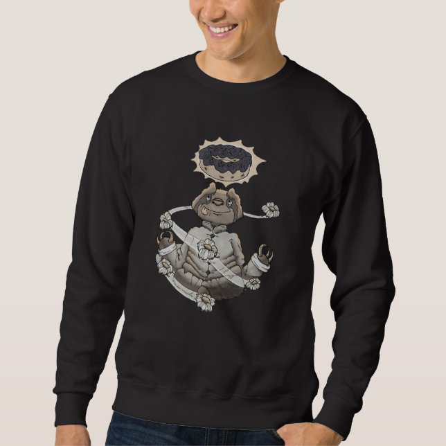 Zen Sloth Sweatshirt (Front)