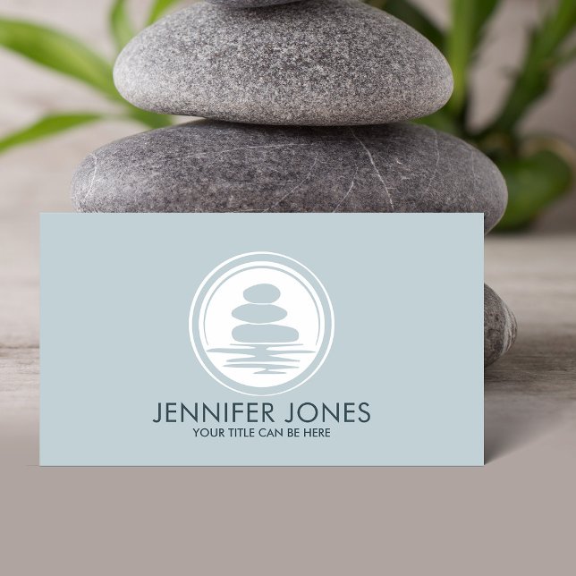 Zen Stones -harmony and tranquillity  Business Card (Creator Uploaded)