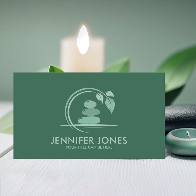 Zen Stones -harmony and tranquillity  Business Card (Creator Uploaded)