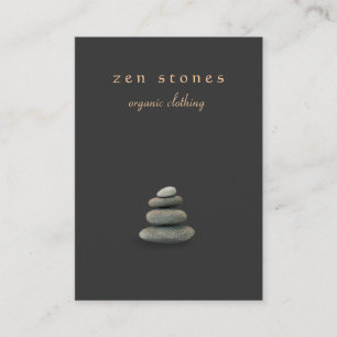 Zen Stones Holistic Healer and Natural Medicine Business Card