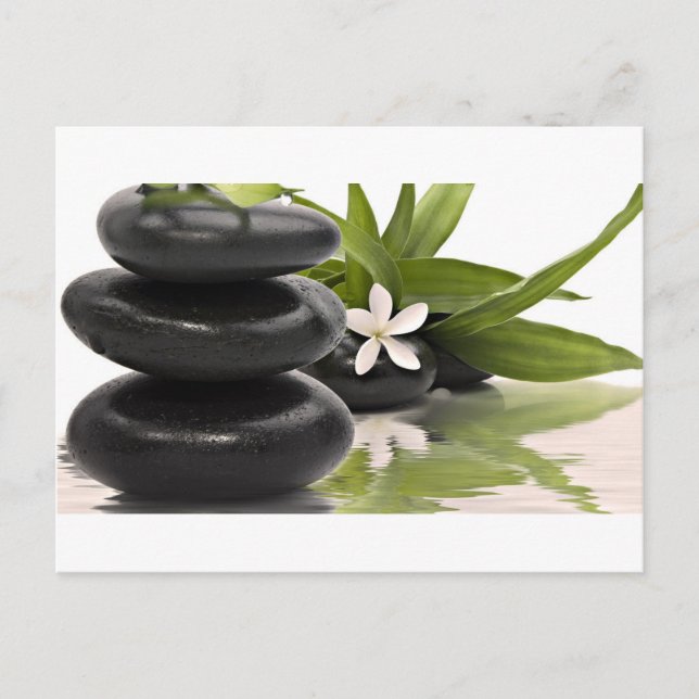 Zen Stones Postcard (Front)
