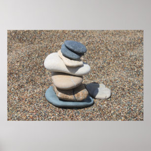 Zen stones poster