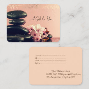 Zen Stones,Spa,Massage Discount Card