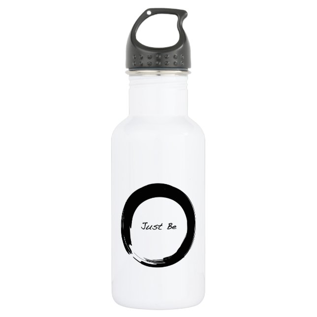 Zen Symbol with "Just Be" 532 Ml Water Bottle (Front)